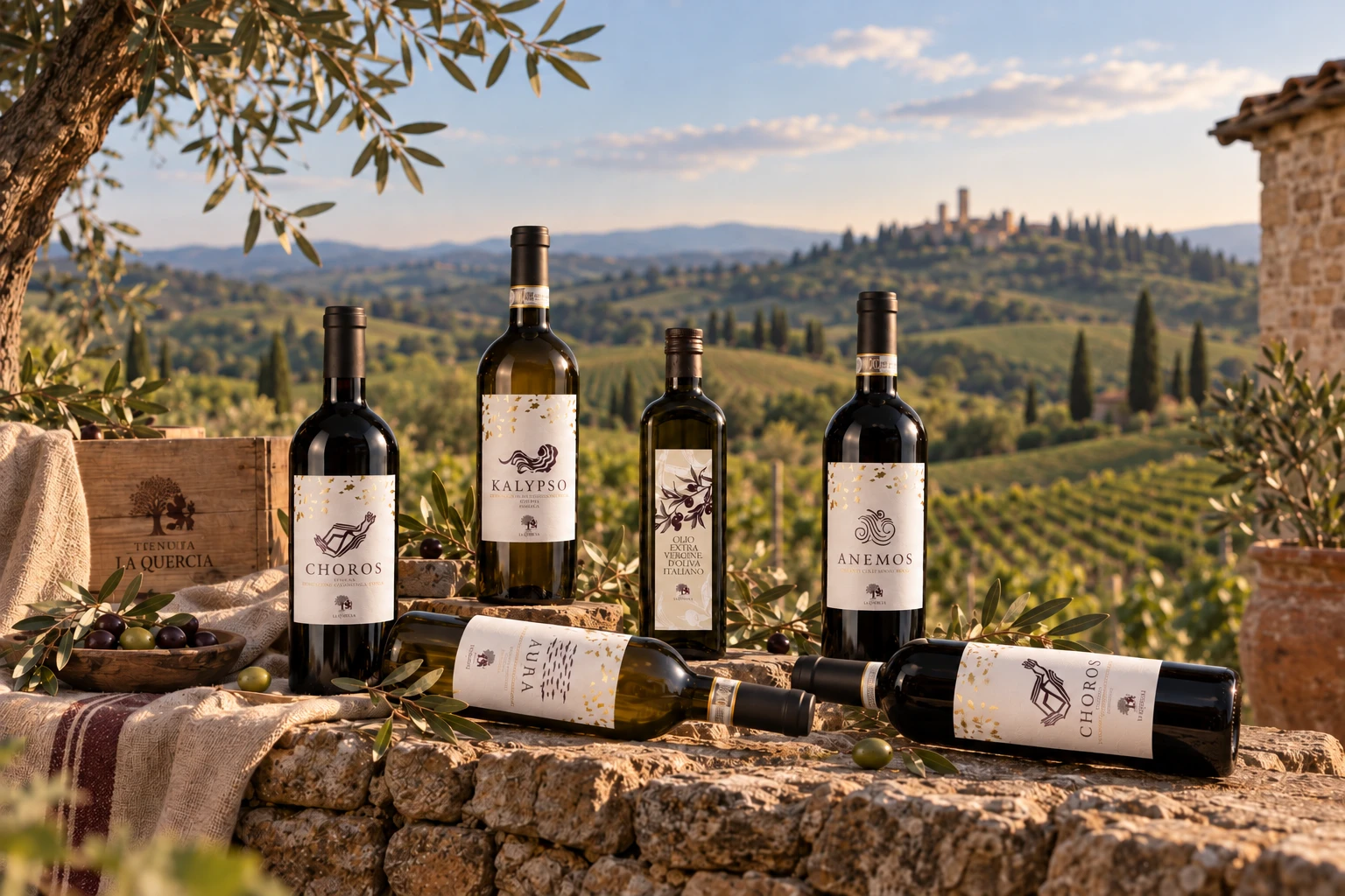 Our wine bottles with a view of the towers San Gimignano wine – our wine bottles with a view of the towers